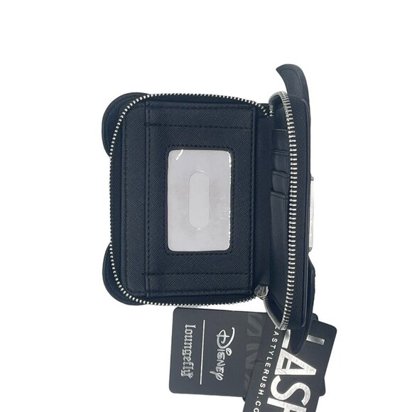 Disney LASR Loungefly Crossover Halloween Mickey Mouse Vampire Wallet Black with - Picture 4 of 4